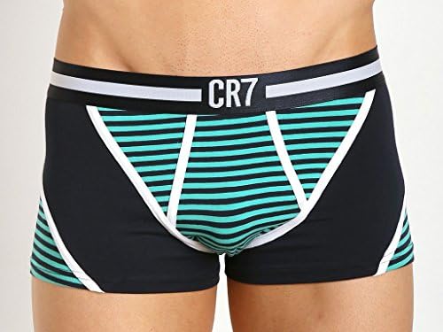 Cristiano Ronaldo CR7 Cotton Stretch Fashion Trunk Navy Stripes