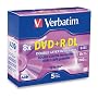 Verbatim 8.5 GB 8x DVD+R Double Layer Bundle (5 Discs)