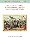 Parliament, politics and policy in Britain and Ireland, c.1680-1832 : essays in honour of D.W. Hayton