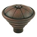 Ultra Hardware Pinwheel Cabinet Knob - Rust Finish