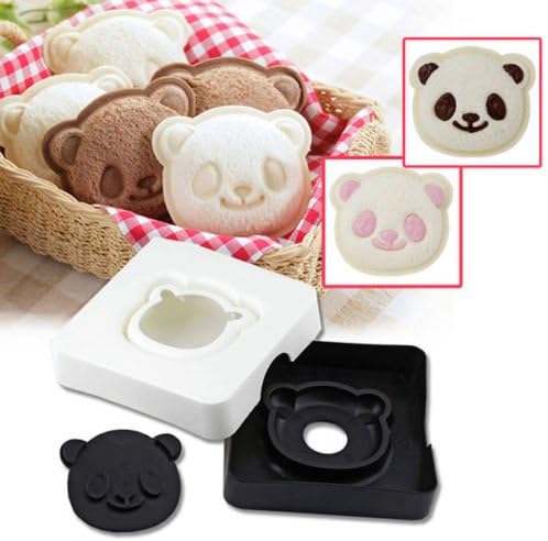 Cute Panda Bear Sandwich Pocket Maker Bread Toast Mold Mould Cutter Stamp