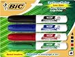 BIC Great Erase Grip XL Low Odor Dry Erase Markers, Assorted, 4 Dry Erase Markers