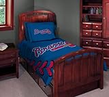 Atlanta Braves Comforter Set - Twin Bed