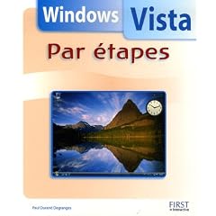 Windows Vista par �tapes