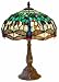 Tiffany Style White DragonflyTable Lamp
