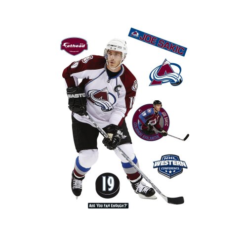 Buy Fathead Joe Sakic Colorado Avalanche Player Wall Decal by Fathead