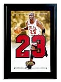 Michael Jordan 16x20 Hand Signed Framed Photograph
