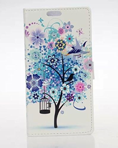 Case for HTC Desire 620,Panycase HTC Desire 620 leather,HTC Desire 620 with colorful flowers leather wallet Flip popular case for HTC Desire 620, with Exquisite design Case Cover suitable For girls