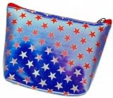 3D Lenticular Coin Pruse - Pavia, with YKK Zipper, STARS, RED, WHITE, BLUE
