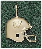 Logo Art Wisconsin Badgers 10K Gold Helmet Pendant