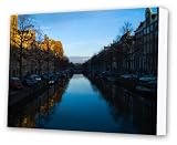 Amsterdam canal no. 6 canvas print artwork