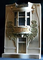 Architectural Sculpture Bookend of the Hotel Central in Prague By Timothy Richards