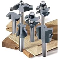 MLCS Woodworking Pro Cabinetmaker 6 Piece Router Bit Set