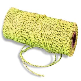 Bon Tools 11-286 Bonded Braided Nylon Line - Yellow w Black Flecks by Bon Tools