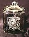 Kitchen & Housewares : Ornate Chinese Dragon Etched Glass 1 Gal Cookie Jar Cannister