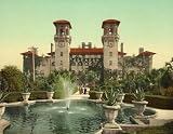 Hotel Alcazar, St. Augustine, Florida, ca. 1902 - Exceptional Print of a Vintage Photochrom Image from the Library of Congress Collection