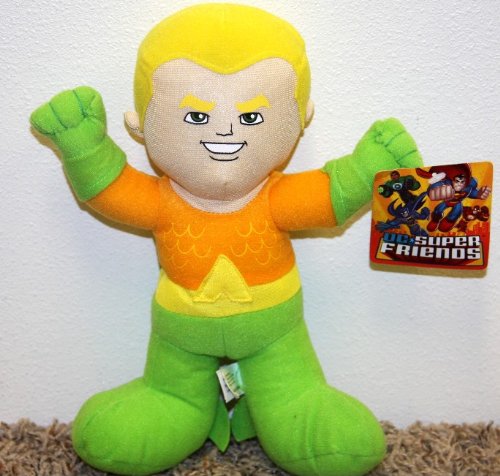  DC Comics Warner Brothers 9" Plush Baby Aquaman Super Hero Plush Doll Mint with Tags