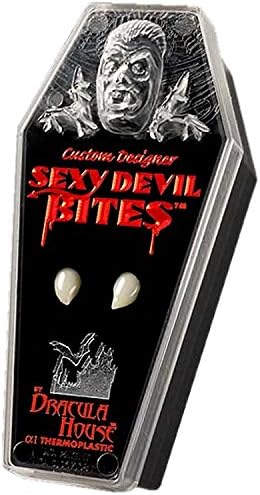 Dracula House Sexy Devil Bites Thermoplastic Vampire Costume Fangs M