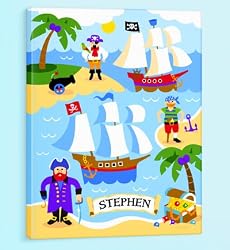 Olive Kids - Pirates Personalized Canvas Art