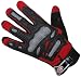 MT150 MOTOCROSS MOTORCYCLE BIKE RED GLOVE GLOVES