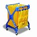 Continental 275 Blue Huskee Folding Cart with Bag