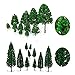 22 PCS 3-16 cm Green Model Trees Train Scenery Layout