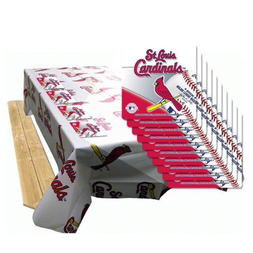 St. Louis Cardinals Tablecloth Coaster Pack