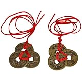 Chinese Feng Shui Coins for Wealth and Success - 2 sets of 3