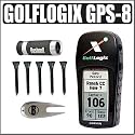 GolfLogix Garmin GPS 8 Golf GPS + 5 x 20 mm Golf Scope Range Finder with Tools