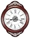 Bulova Roxburgh - Wooden Wall Clock - Antique Walnut Finish