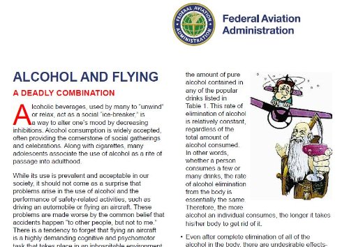 ALCOHOL AND FLYING A DEADLY COMBINATION ON KINDLE 