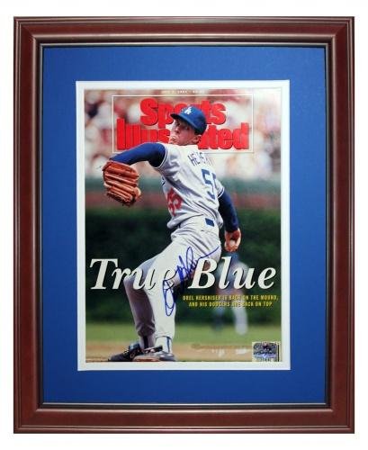 Orel Hershiser Autographed Los Angeles Dodgers (7/1/91) Deluxe Framed Sports Illustrated Magazine - Autographed MLB Magazines