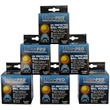 6 Ultra Pro Square BASEBALL DISPLAY Holder w/Stand UV Protection New Lot Set (6 Baseball Cubes)