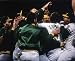1989 OAKLAND ATHLETICS WORLD SERIES CELEBRATION 8X10 SPORTS ACTION PHOTO