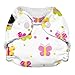 Imagine Baby Products Newborn Stay Dry All-in-One Snap Cloth Diaper, Flutter