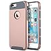 iPhone 6 Plus Case (5.5 inch),Keetech[Slim Hybrid Dual Layer] Heavy Duty Case Cover for Apple iPhone 6 Plus and iPhone 6s Plus 5.5 inch (Rose Gold-Gray)