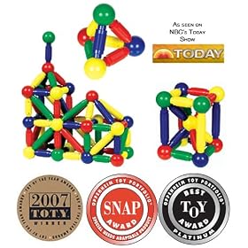 Guidecraft 72-pc. Magneatos Construction Set by GuideCraft
