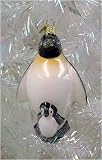 Review Kurt Adler  / Noble Gems Mama And Baby Penguin Shiny Glass Christmas Ornament #C1753