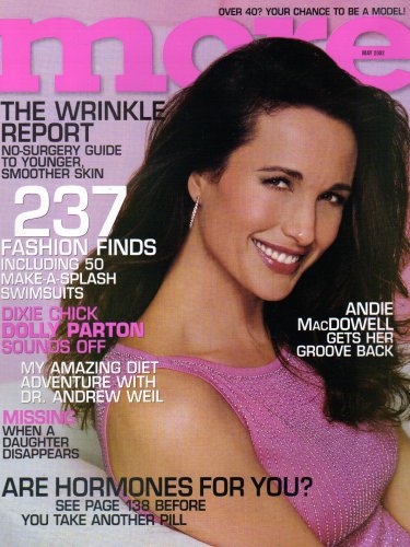 Andie MacDowell Cover More Magazine May 2002 - Dolly Parton