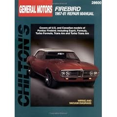 Chilton's Gm Firebird 1967-81 Repair Manual