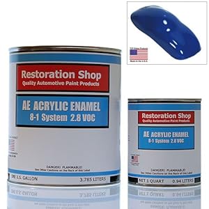 Marine Blue QUALITY ACRYLIC ENAMEL Car Auto Paint Kit