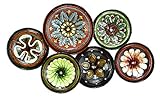 UPC 758647139255 product image for Metal Wall Decor With Six Round Shaped Plates by Benzara | upcitemdb.com