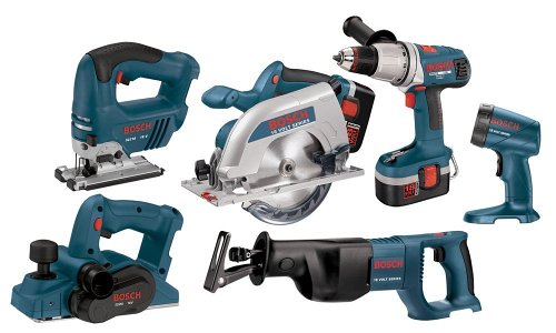 Bosch CPK60-18 18-Volt Ni-Cad Cordless 6-tool Combo Kit