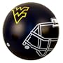 West Virginia Mountaineer Beach Ball