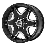 American Racing Tactic (Series AR392) Matte Black With Machined Face - 17 X 8 Inch Wheel