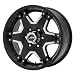 American Racing Tactic (Series AR392) Matte Black with Machined Face - 16 X 8 Inch Wh...