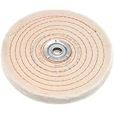 Dico 527-40-6 1/4-Inch Spiral Sewn 6-Inch Diameter 1/2-Inch Thick Buffing Wheel