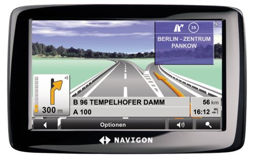 Childrens Toyshop  Elektronik : Navigon 2110 max Europa Navigationssystem, 38Länder incl. Osteuropa, Reality View Pro, TMC mit im Ladekabel integrierter Antenne, Fahrspurassistent Pro