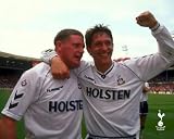 Gary Lineker & Paul Gascoigne 10x8 Photographic Print, Tottenham Hotspur FC Spurs