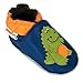 Momo Baby Infant/Toddler Dinosaur Soft Sole Leather Shoes